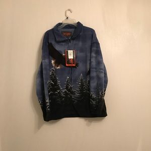 Trail Crest Full Zip Fleece Jacket Men’s Size 2XL